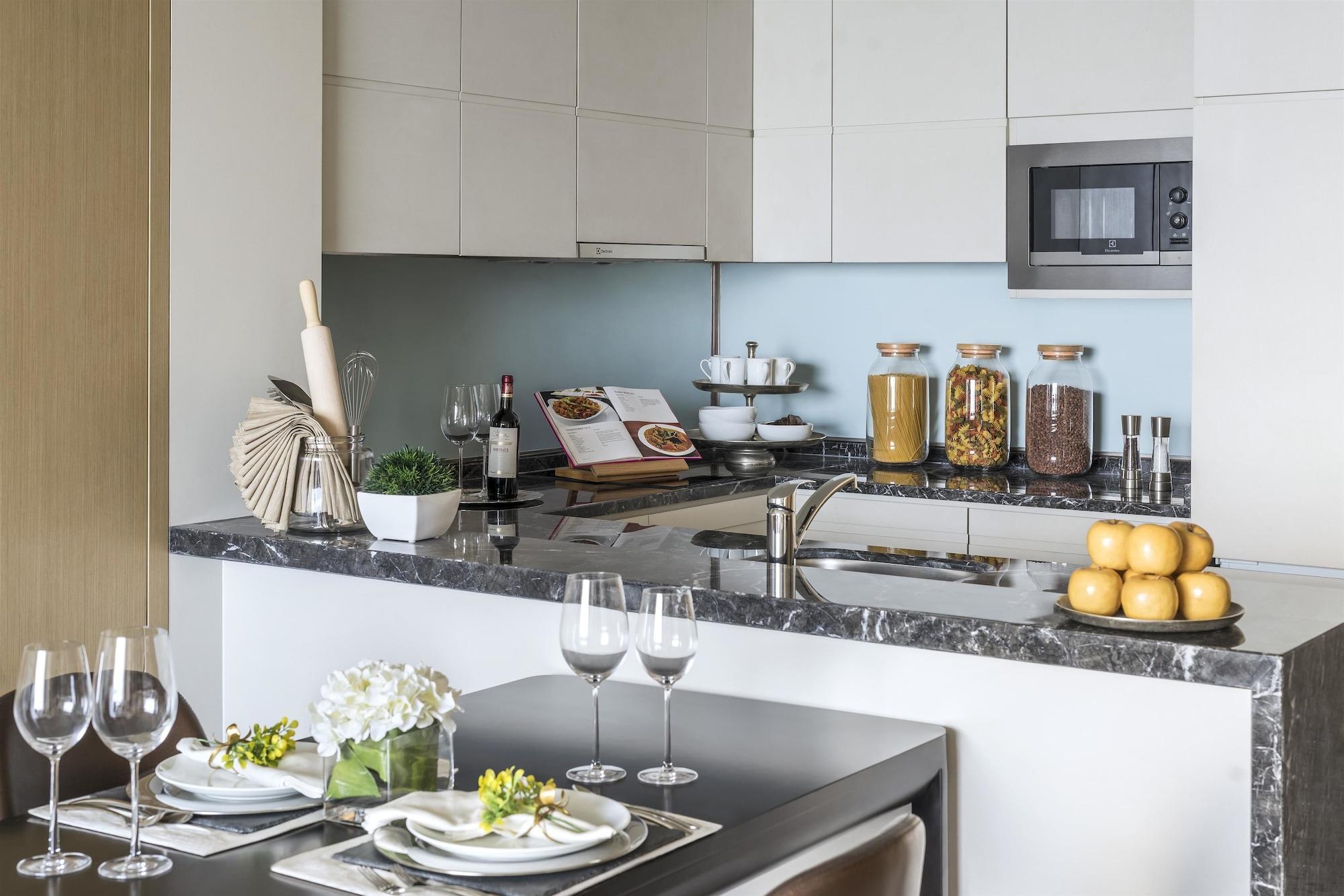 Shangri-La Коломбо Экстерьер фото A modern kitchen