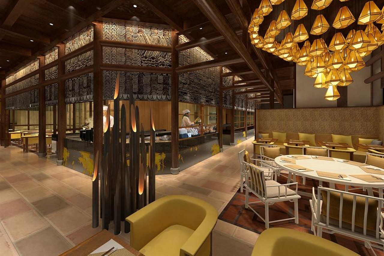Shangri-La Коломбо Экстерьер фото Interior of the restaurant