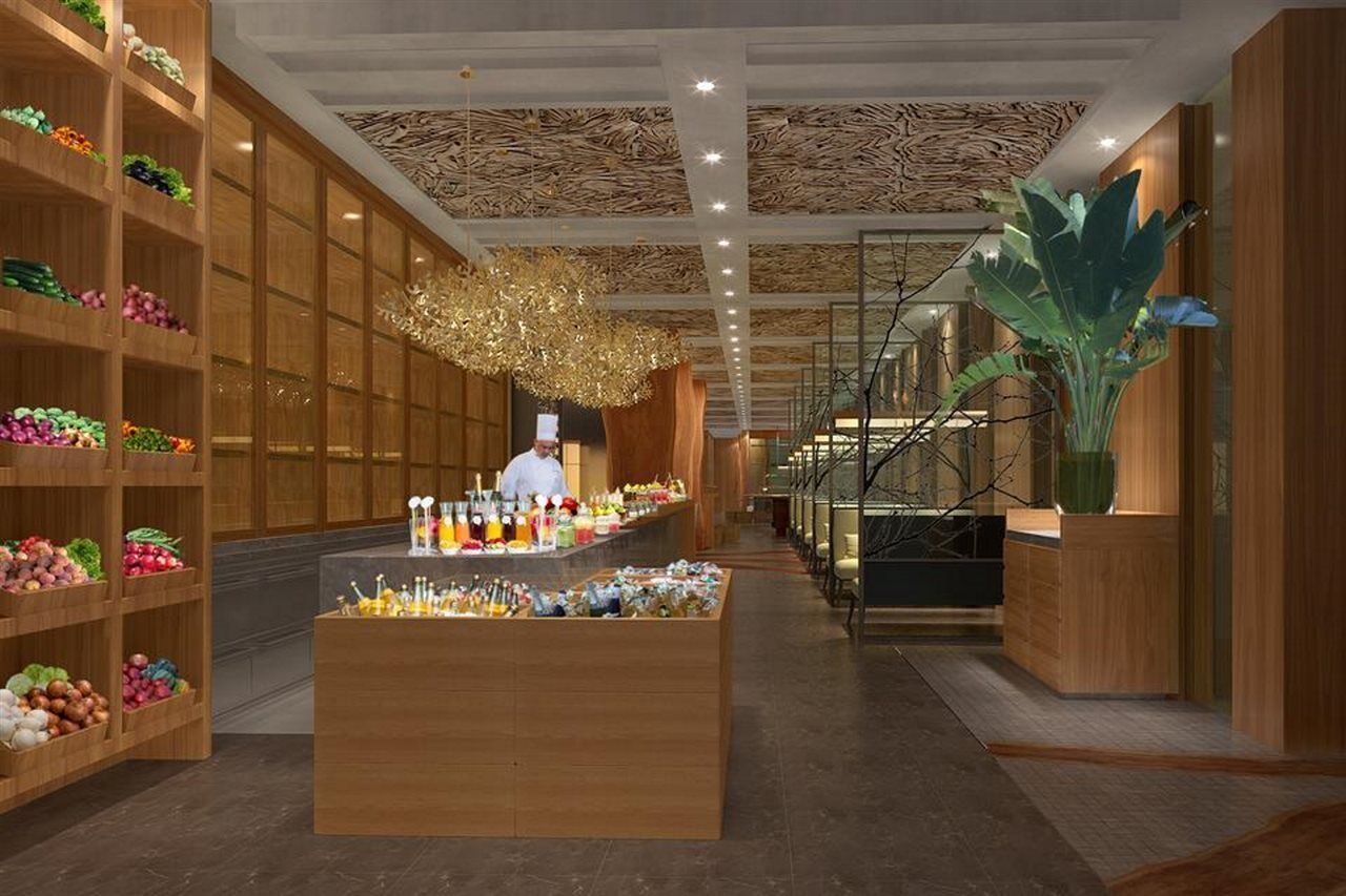 Shangri-La Коломбо Экстерьер фото 3D rendering of a restaurant